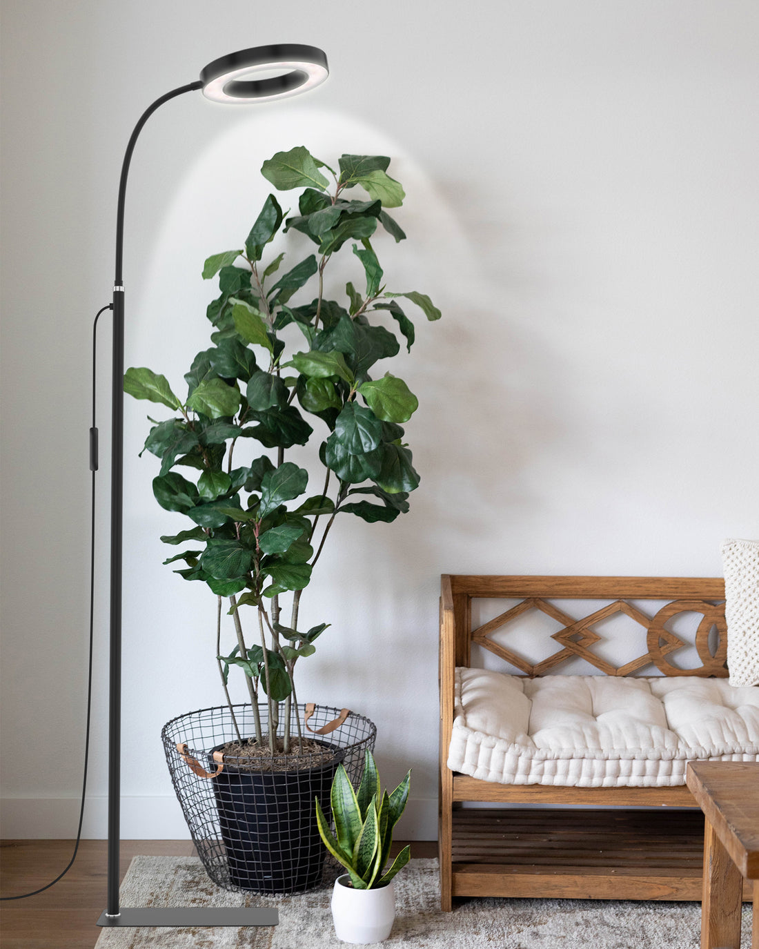 GLOWRIUM®20W Grow Light Full Spectrum LED Floor Plant Light for Indoor Plants-G2