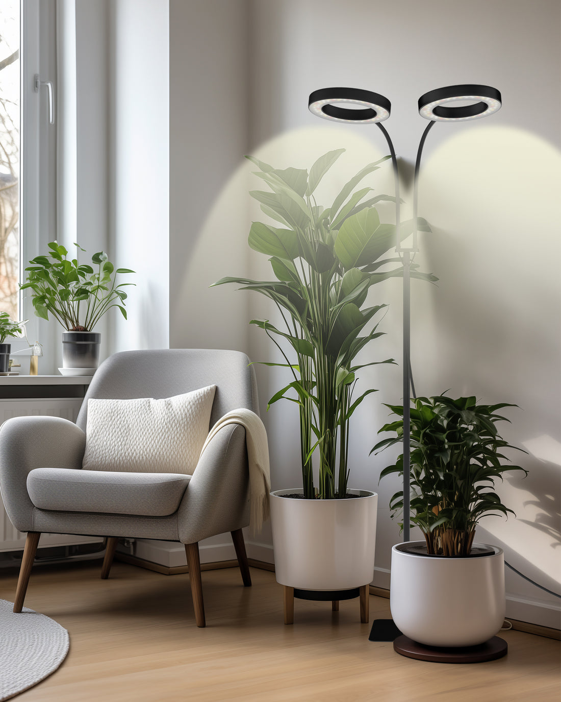 GLOWRIUM®Grow Light Full Spectrum LED Floor Plant Light for Indoor Plants-G2