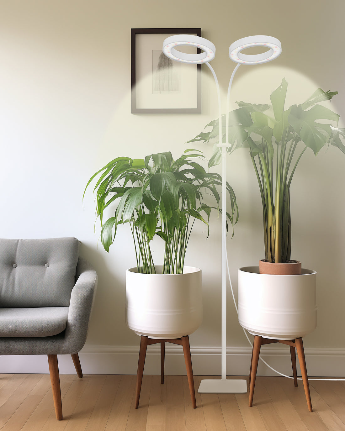 GLOWRIUM®Grow Light Full Spectrum LED Floor Plant Light for Indoor Plants-G2