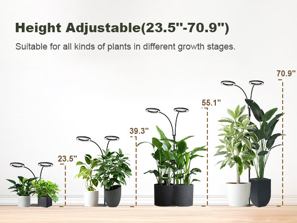 From seedlings to tall trees: Adjustable Glowrium G2 Pro floor grow light