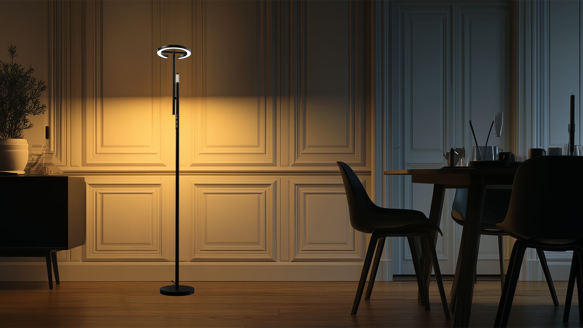 Smart Floor Lamp: Enhance Your Home's Modern Aesthetic and Smart Experience