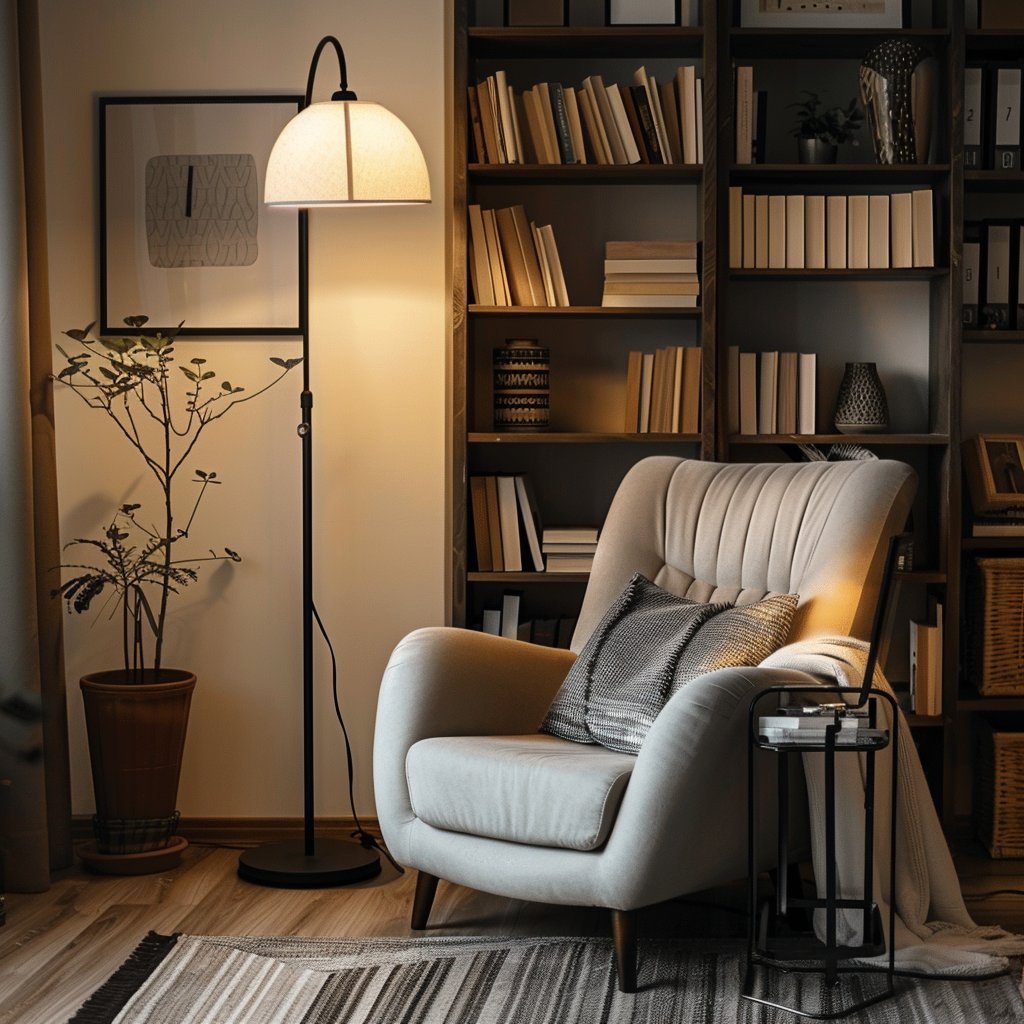 Creating a Comfortable Nighttime Reading Space with Floor Lamps
