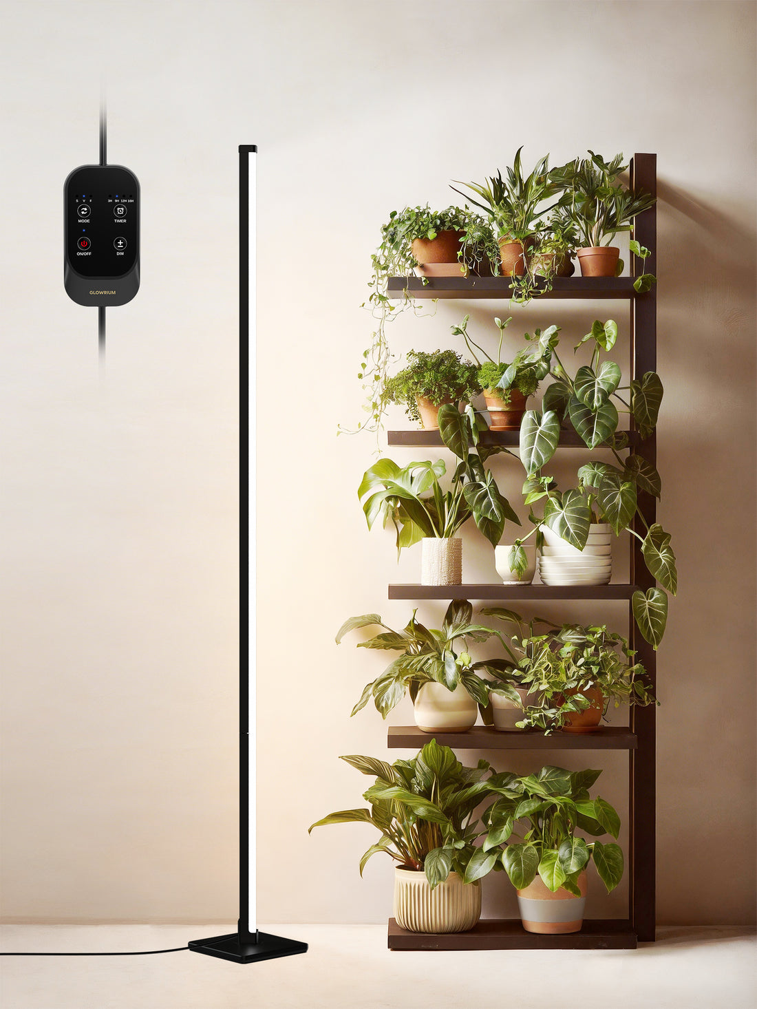 GLOWRIUM G3 36W 60" Black Full Spectrum LED Vertical Grow Light