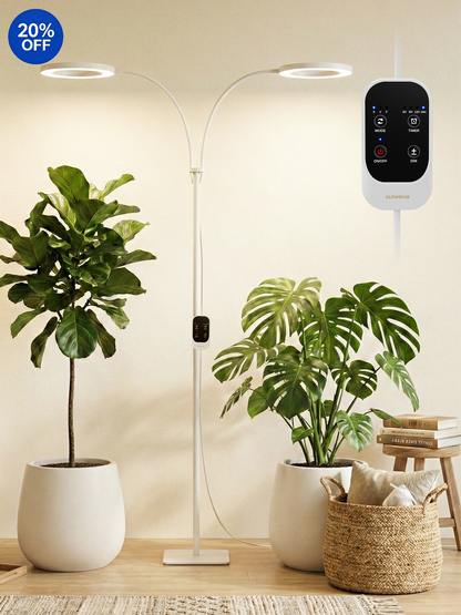 GLOWRIUM G2 Pro | 48W (180 cm) Vollspektrum LED Pflanzenlampe für den Boden