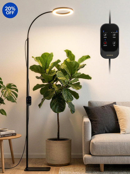 GLOWRIUM G2 Pro | 48W (180 cm) Vollspektrum LED Pflanzenlampe für den Boden