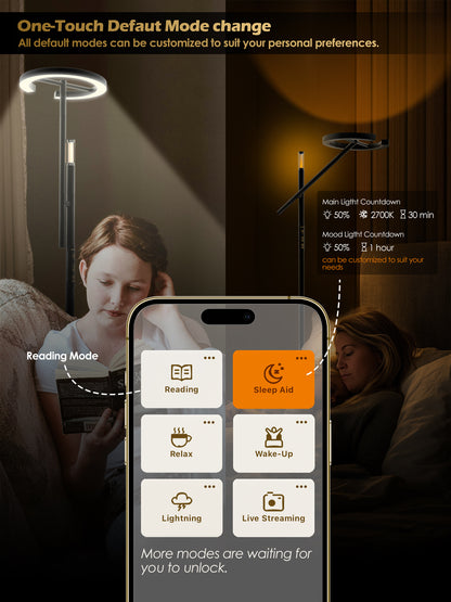 Smart Home Floor Lamp-H1 With APP Control &amp; Stepless Dimmable