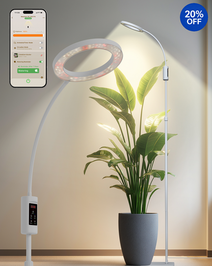 GLOWRIUM G5 | 48W Intelligente Vollspektrum-LED-Pflanzenlampe für den Bodenbereich