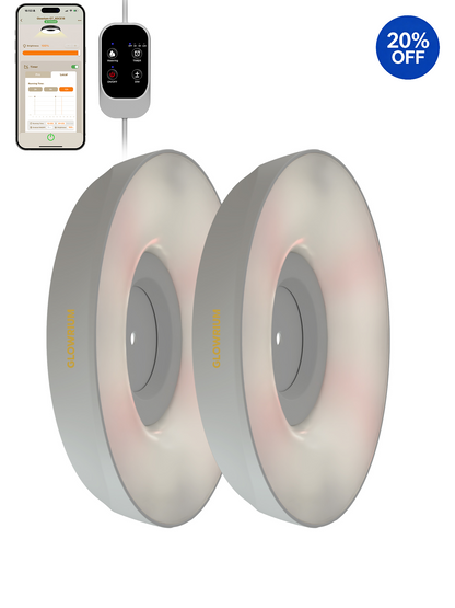 GLOWRIUM® G7 Smart LED Pflanzenlampe für Zimmerpflanzen – Vollspektrum, Auto-Timer, Stufenloses Dimmen, Gieß-Erinnerung, Modulares Design, Pflanzen-Assistent