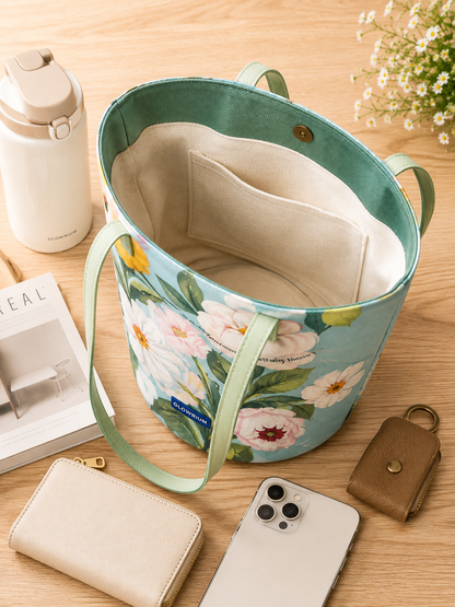 GLOWRIUM Floral Canvas Tote Bag – Made for Everyday Moments