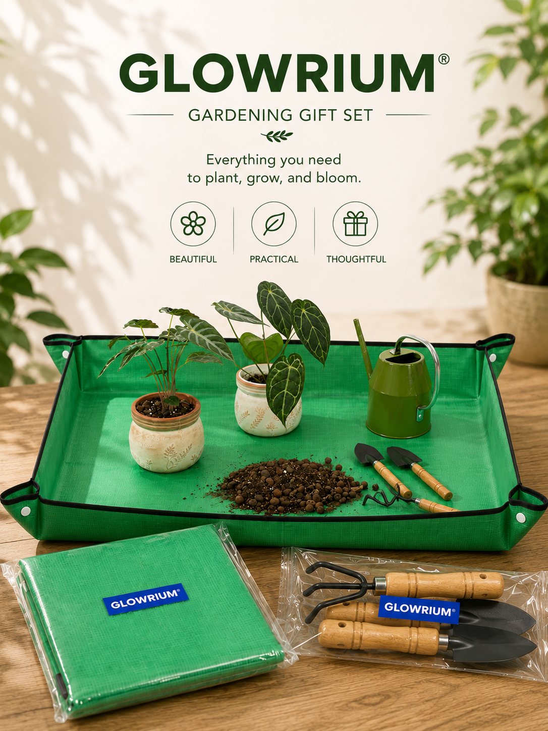GLOWRIUM Plant Lover Gift Set – Made for Every Growing Moment