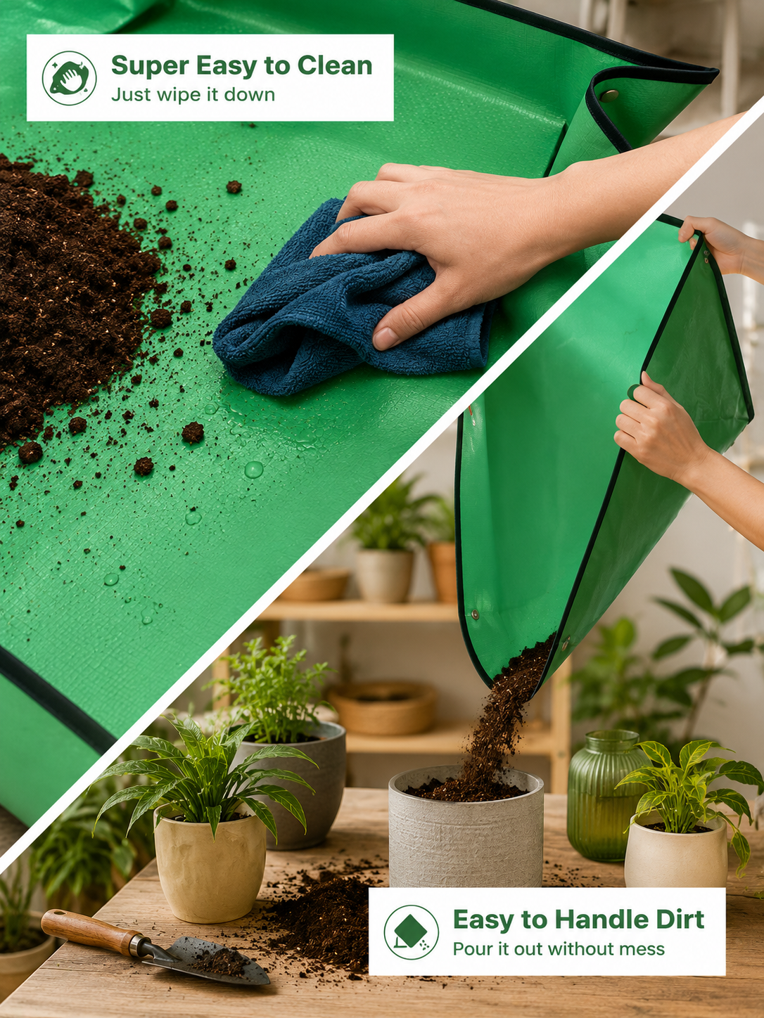 GLOWRIUM Repotting Mat – A Cleaner, Easier Way to Care for Your Plants