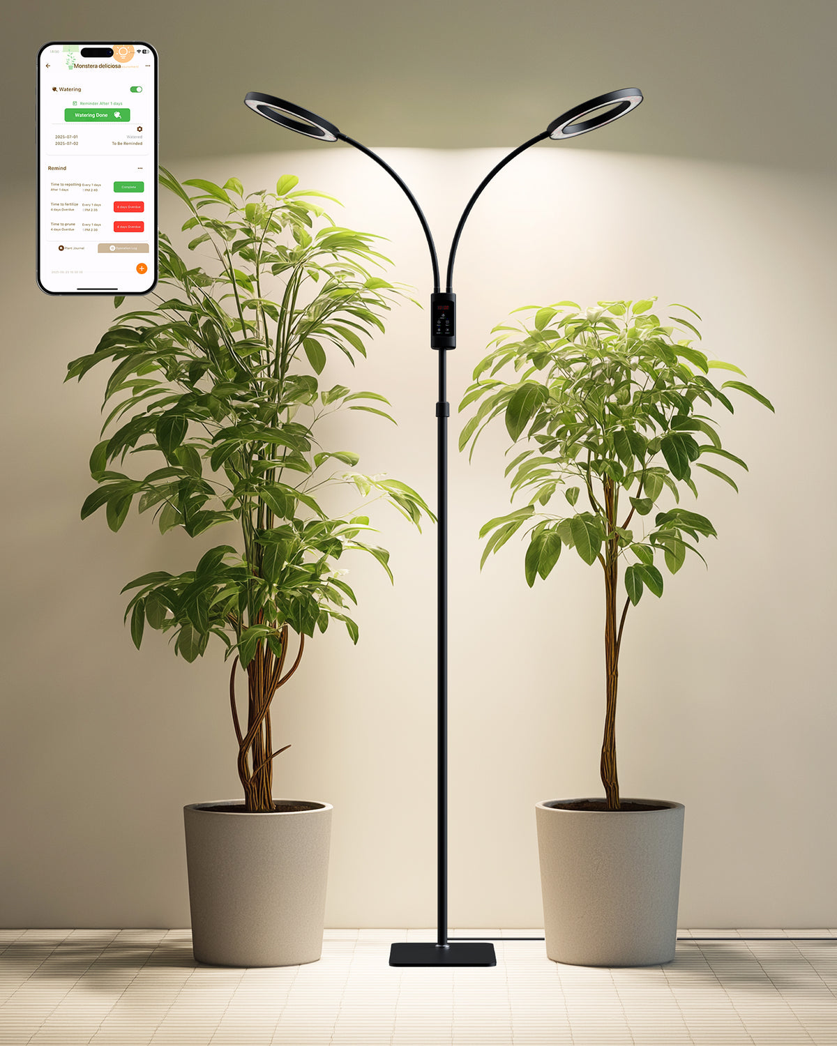 GLOWRIUM G5 | 48W Smart Full Spectrum LED Floor Grow Light