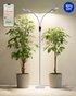 GLOWRIUM G5 48W Dual Head White Smart Full Spectrum LED Floor Grow Light