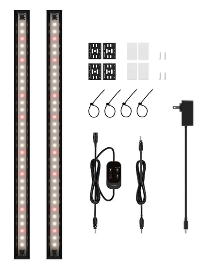 GLOWRIUM Smart LED Grow Light for Indoor Plants - Full Spectrum, Auto Timer, Stepless Dimming, Modular, Plug &amp; Play-G6