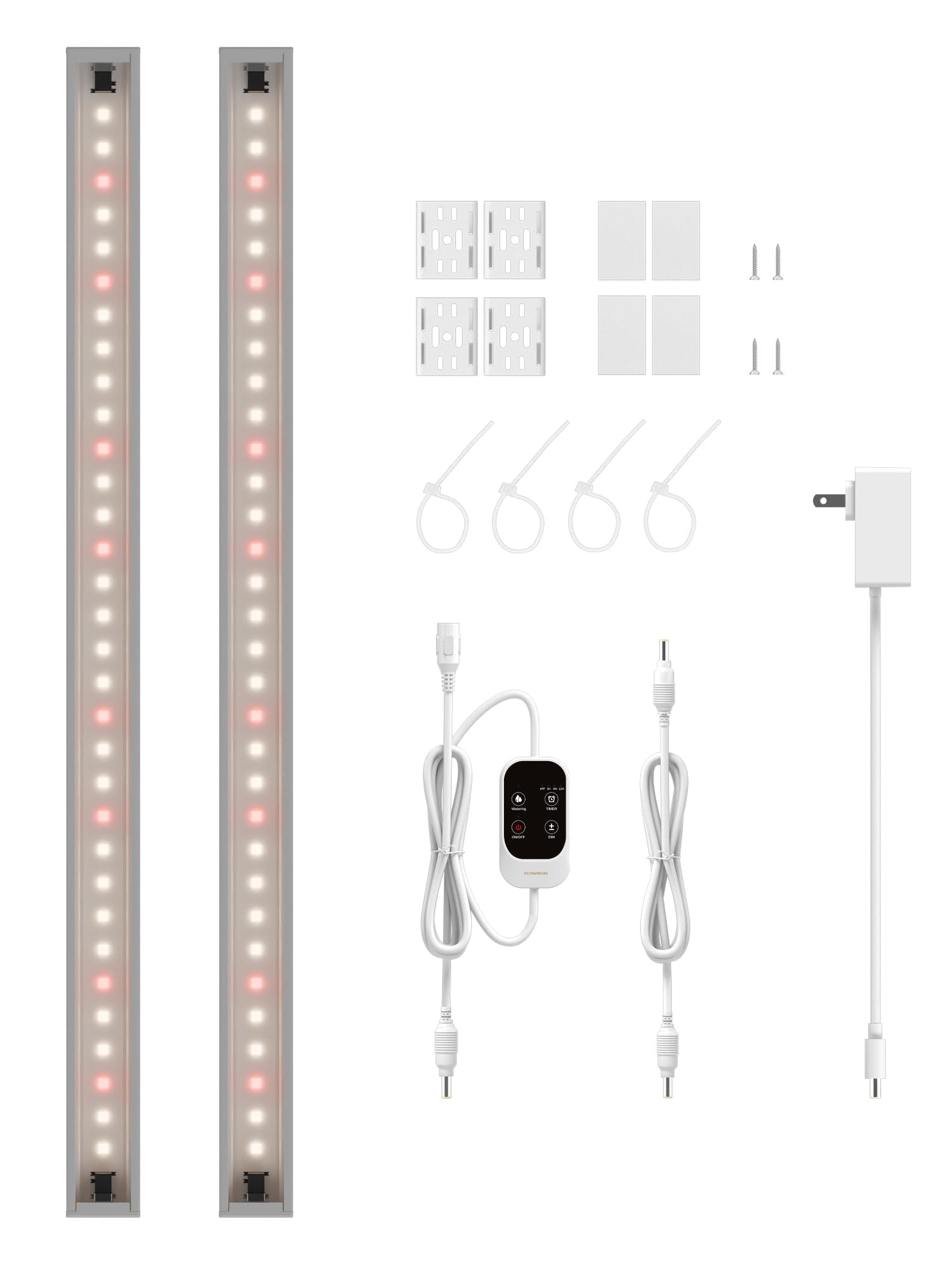 GLOWRIUM Smart LED Grow Light for Indoor Plants - Full Spectrum, Auto Timer, Stepless Dimming, Modular, Plug &amp; Play-G6