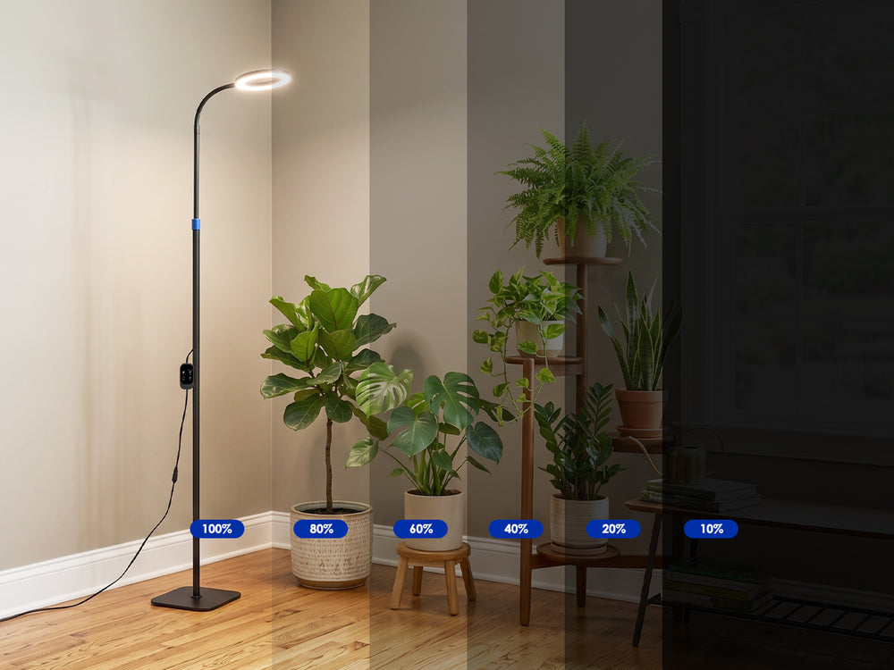 10%–100% Dimming · 6 Level or Stepless Control