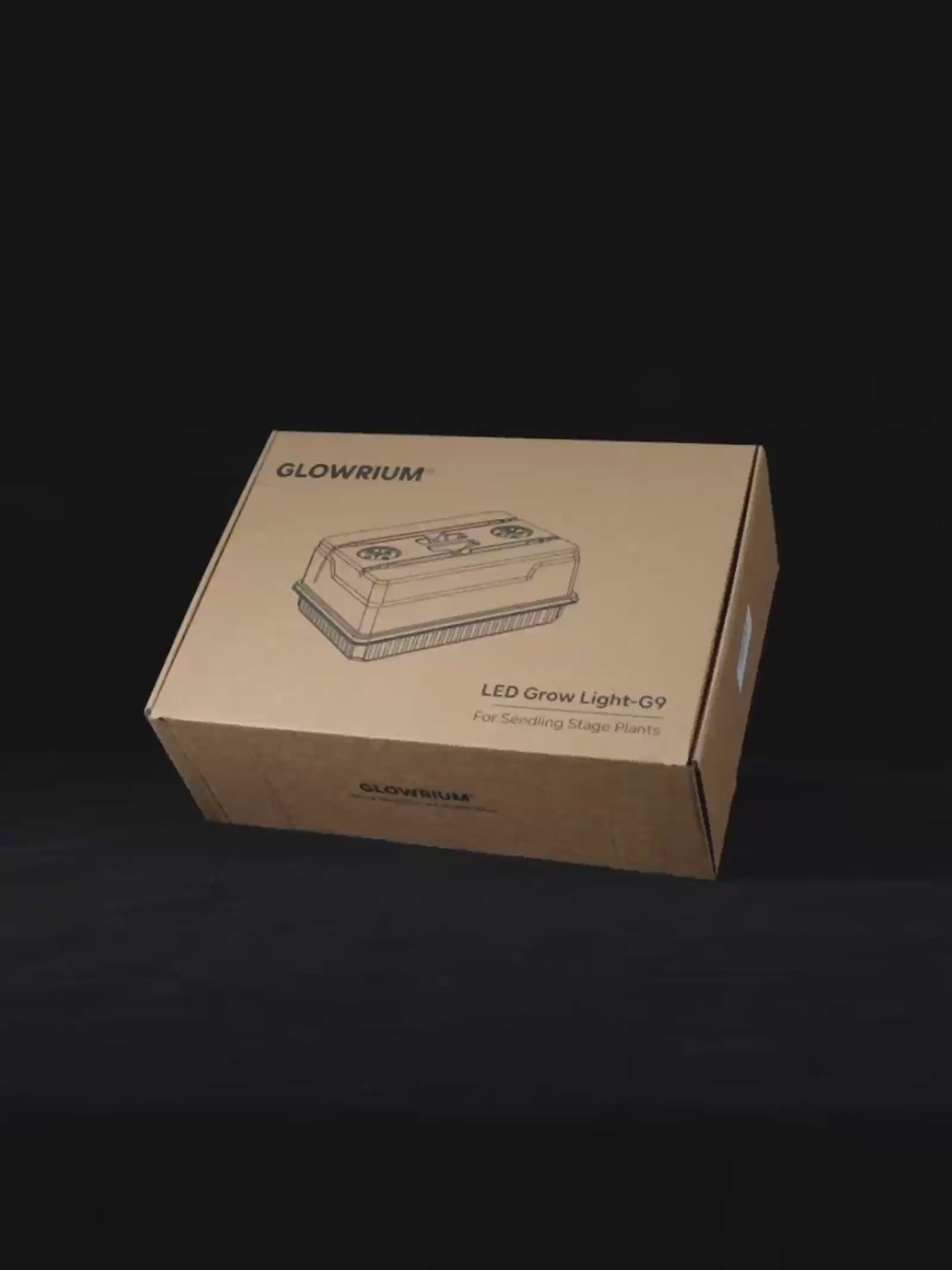 GLOWRIUM G9 | Seed Starter Kit with 30W Grow Lights