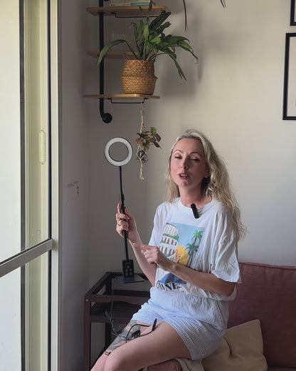 GLOWRIUM Smart Grow Light – Full-Spectrum Indoor Plant Lamp with App Control, Adjustable Height, Plant Care Assistant &amp; Dual Timer-G4